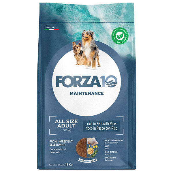 Forza10 - Dog Adult Maintenimento All Size Pesce con Riso
