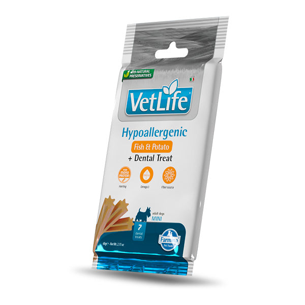 Farmina - Vet Life Dental Treat Dog Hypoallergenic Pesce Patate Mini