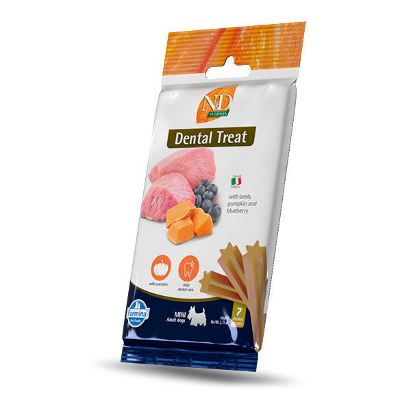 Farmina - Natural & Delicious Zucca Adult Mini Dental Agnello