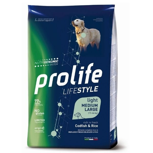 Prolife - Life Style Adult Medium/Large Light Codfish & Rice
