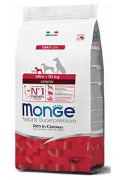 Monge - Natural Superpremium Mini Senior Ricco di Pollo