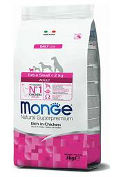 Monge - Natural Superpremium Extra Small Adult Ricco di Pollo