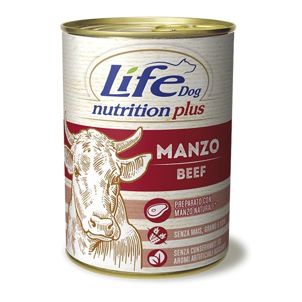 Life Pet Care - Life Dog Nutrition Plus Manzo a Pezzettoni