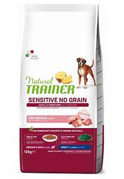 Trainer - Natural Sensitive No Grain Medium & Maxi Adult con Maiale