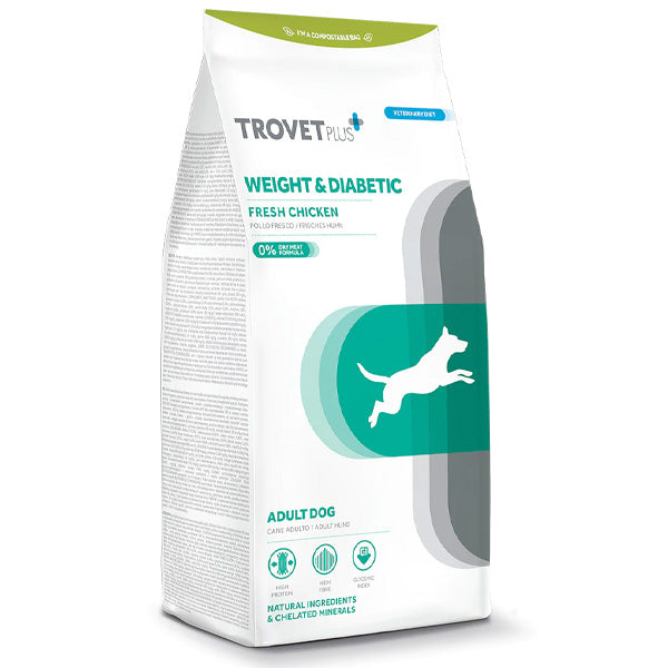 Trovet - Plus Dog Adult Weight & Diabetic Pollo Fresco