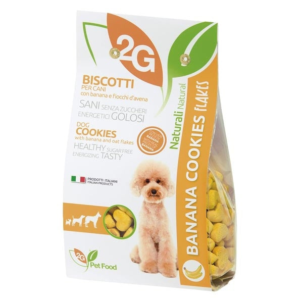 2G pet food guidolin gianni - Cookies con Banana e Fiocchi d'Avena