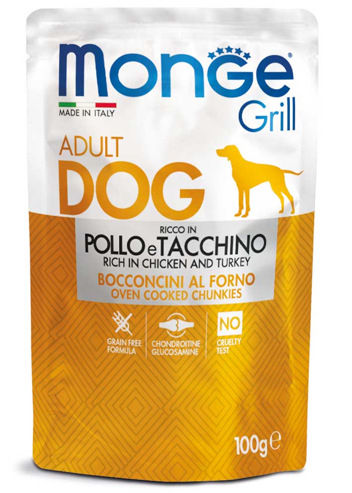 Monge - Grill Bocconcini con Pollo e Tacchino