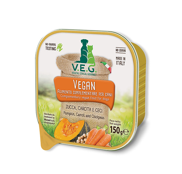 Marpet - Vegan Dog con Zucca, Carota e Ceci