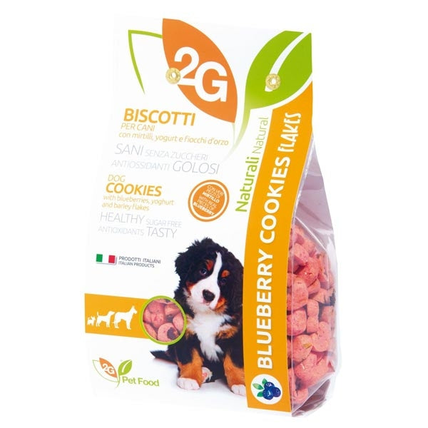 2G pet food guidolin gianni - Cookies con Mirtilli, Yogurt e Fiocchi d'Orzo