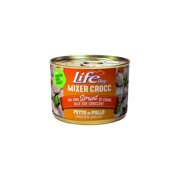 Life Pet Care - Mixer Crocc Petto di Pollo con Fagiolini Verdi e Carote
