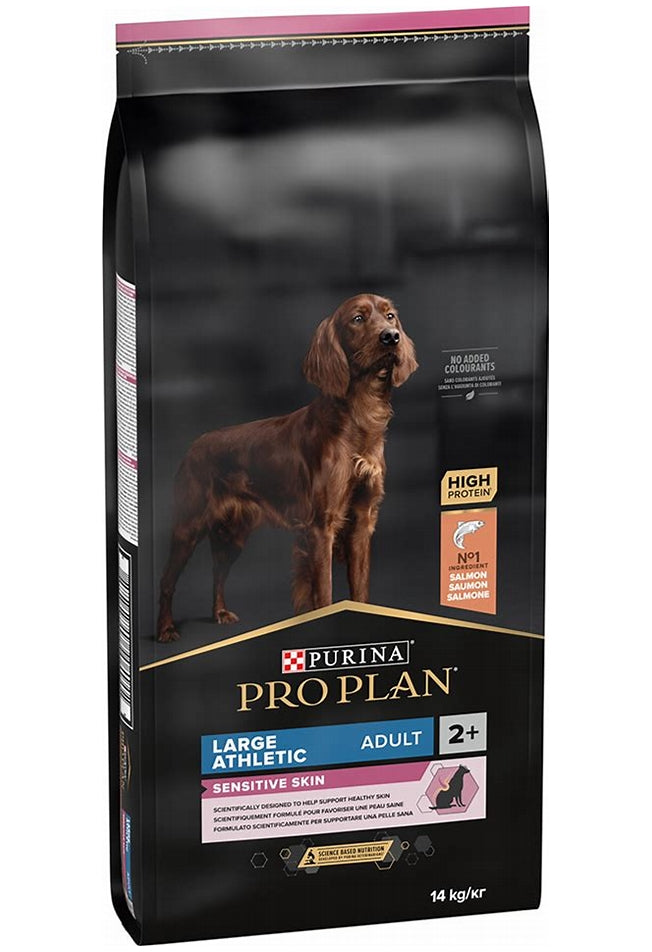 Purina - Pro Plan Adult Large Athletic Sensitive Skin Optiderma con Salmone e Riso