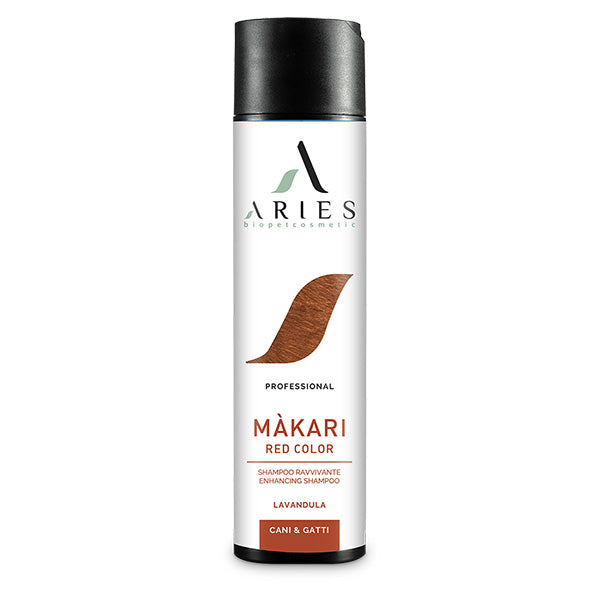 Aries - Makari Shampoo Natur Color Red Manti Rossi Per Cane E Gatto