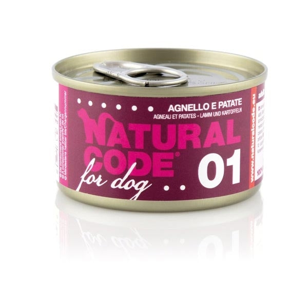 Natural Code - Adult Dog 01 Agnello e Patate
