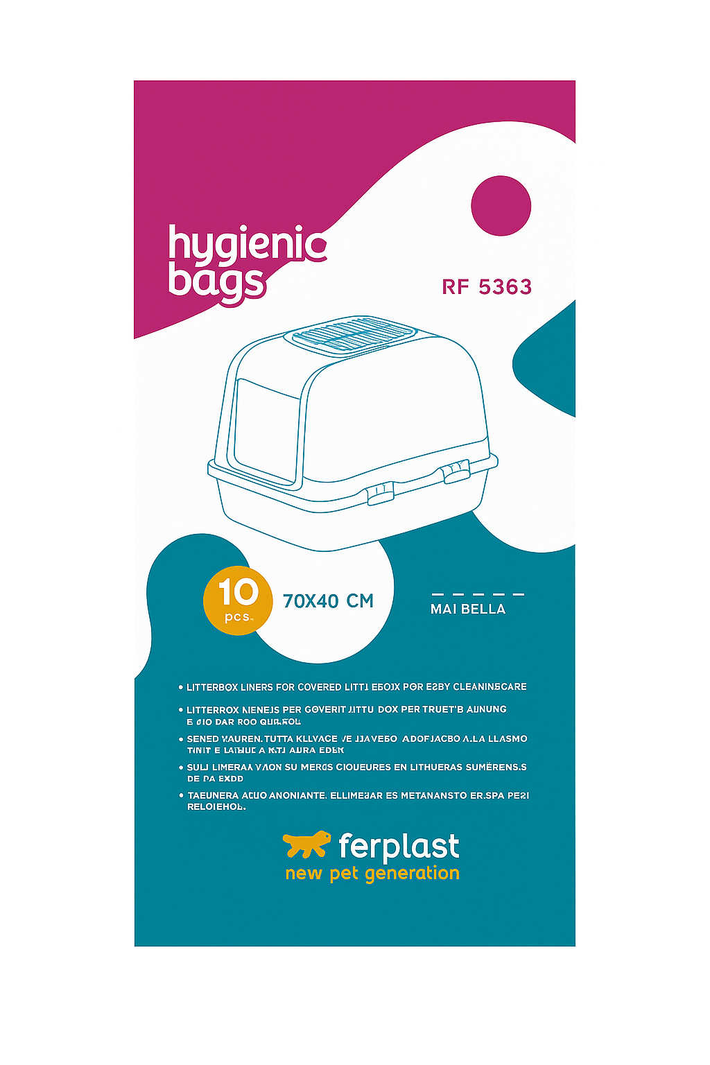 Ferplast - Sacchetti Igienici per Lettiere