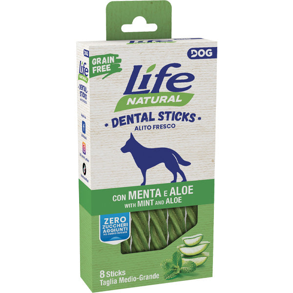 Life Pet Care - Snack Dental Dog Menta e Aloe