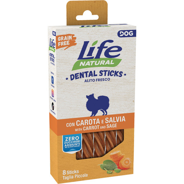 Life Pet Care - Snack Dental Dog Carota e Salvia