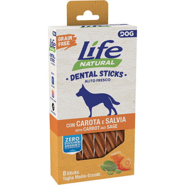 Life Pet Care - Snack Dental Dog Carota e Salvia