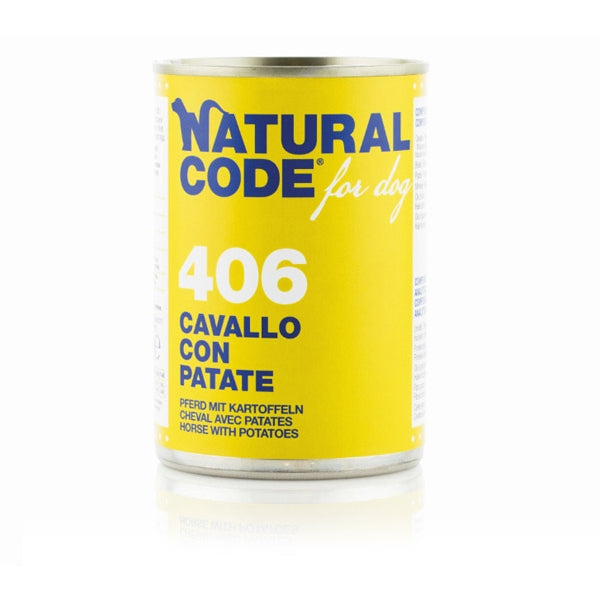 Natural Code - For Dog 406 Cavallo con Patate