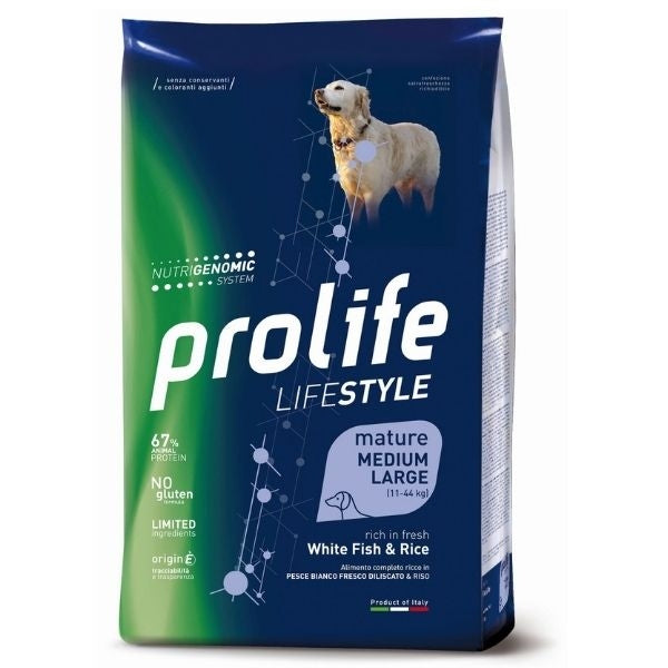 Prolife - Life Style Mature Medium/Large White Fish & Rice