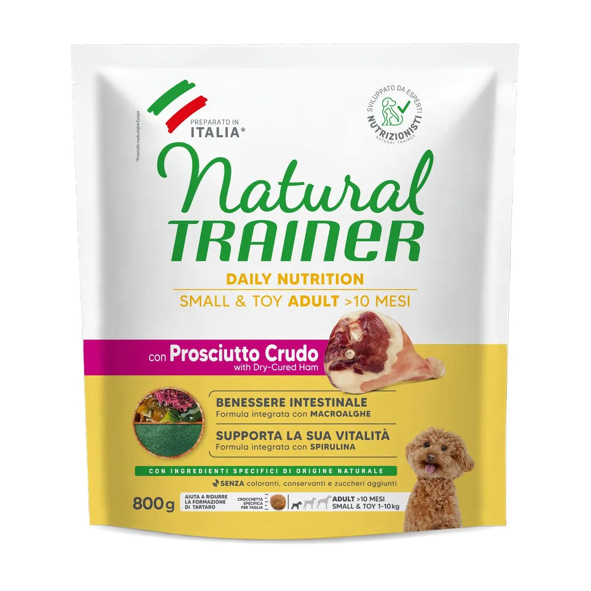 Trainer - Natural Adult Small & Toy con Prosciutto Crudo e Riso