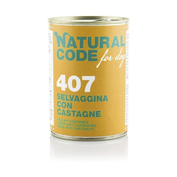 Natural Code - For Dog 407 Selvaggina e Castagne