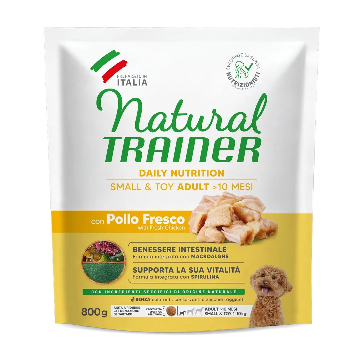Trainer - Natural Adult Small & Toy con Pollo Fresco e Riso