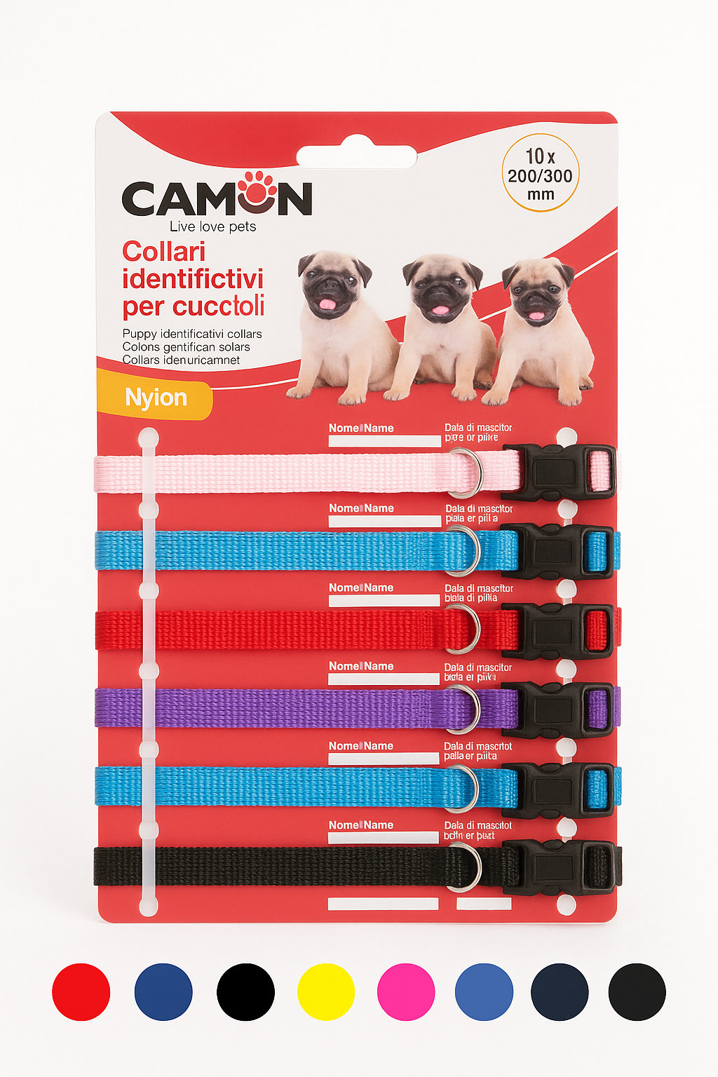 Camon - Collare per Cuccioli con Sgancio di Sicurezza