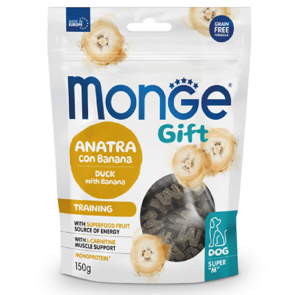 Monge - Snack Gift Dog Adult Super M Training Anatra con Banana