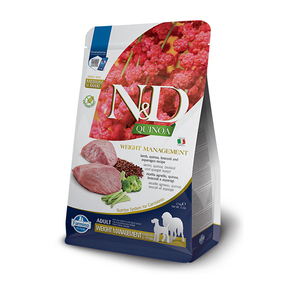 Farmina - Natural & Delicious Medium & Maxi Quinoa Weight Management