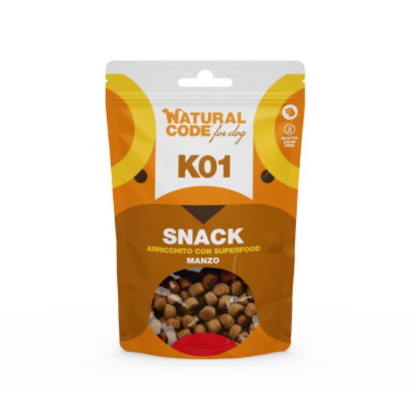 Natural Code - Snack Superfood al Manzo Per Cani