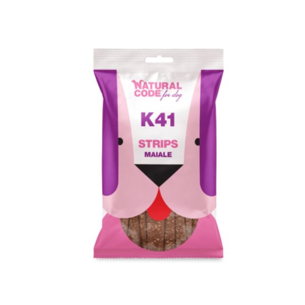 Natural Code - Snack Strips al Maiale Per Cani