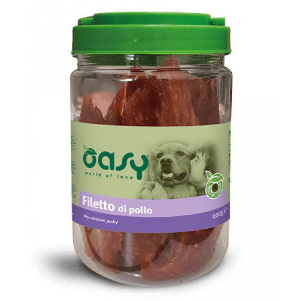 Oasy - Snack per Cani Filetti di Pollo Essicati