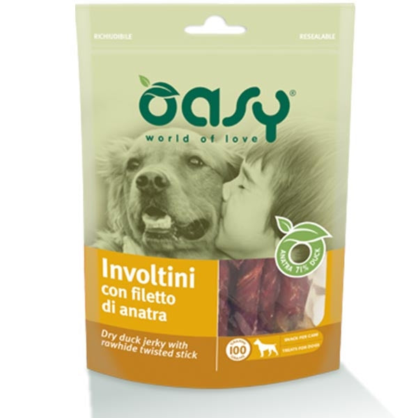 Oasy - Snack Involtini con Filetto di Anatra