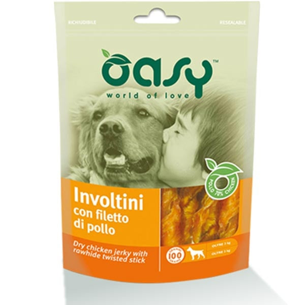 Oasy - Snack Involtini con Filetto di Pollo