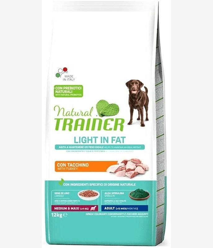 Trainer - Natural Ideal Weight Care Medium & Maxi Adult con Carni Bianche
