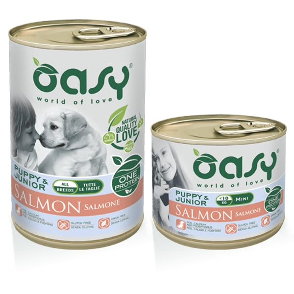 Oasy - One Protein Puppy & Junior Salmone