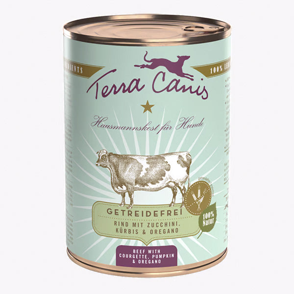 Terra Canis - Grain Free Manzo con Zucchine Zucca e Origano