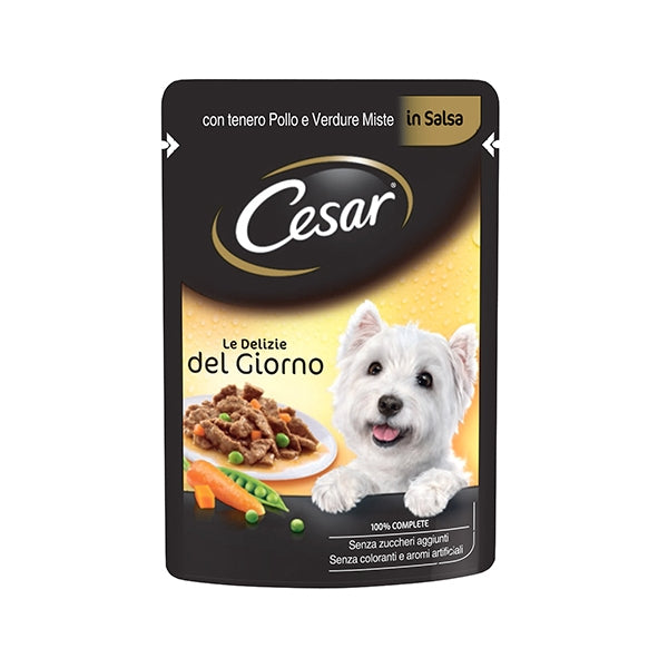 Cesar - Delizie del Giorno Pollo e Verdure Miste in Salsa
