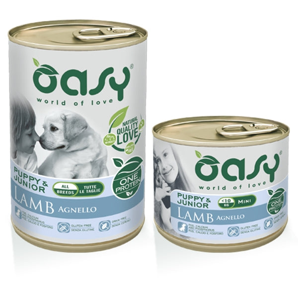 Oasy - One Protein Puppy & Junior Agnello
