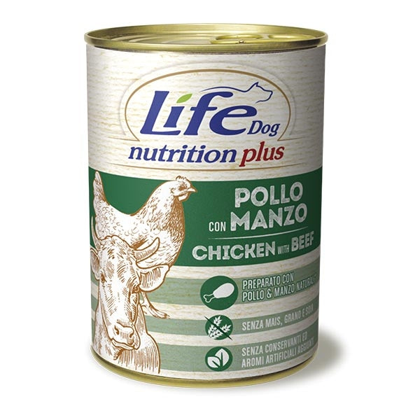 Life Pet Care - Life Dog Nutrition Plus Manzo e Pollo