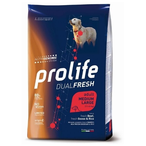 Prolife - Dual Fresh Adult Medium/Large Goose & Rice