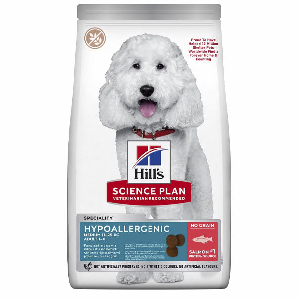 Hill's - Science Plan Hypoallergenic Adult Medium al Salmone