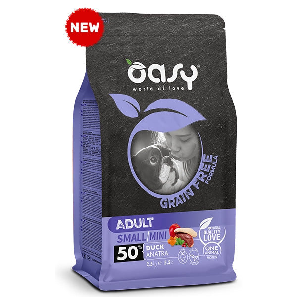 Oasy - Grain Free Adult Small & Mini Anatra