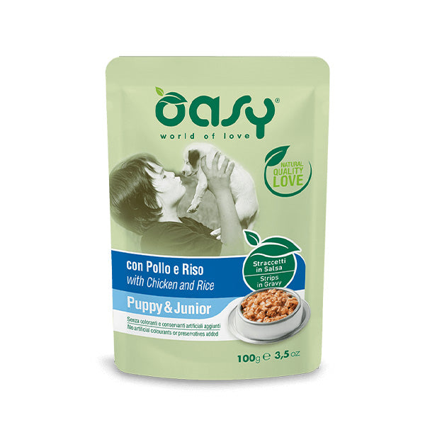Oasy - Straccetti in Salsa Puppy con Pollo e Riso