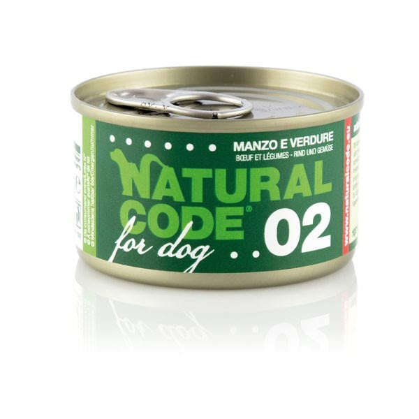 Natural Code - Adult Dog 02 Manzo e Verdure