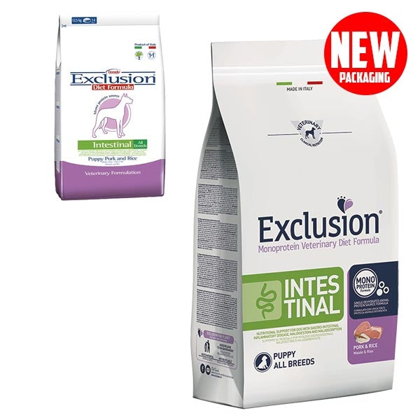 Exclusion - Diet Intestinal Maiale e Riso Puppy All Breed