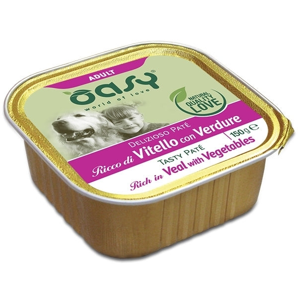 Oasy - Delizioso Paté Ricco di Vitello con Verdure.