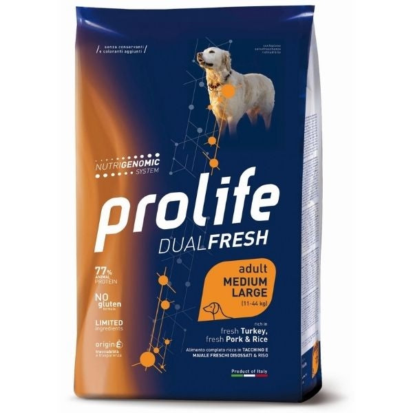 Prolife - Dual Fresh Adult Medium/Large Turkey Pork & Rice