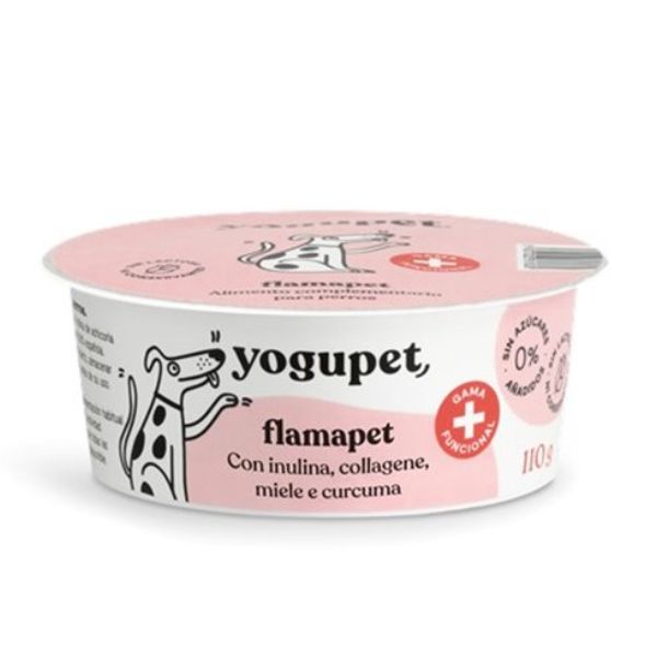 Yogupet - Yogurt Flamapet Funzionale Per Cani Con Inulina, Collagene, Miele E Curcuma