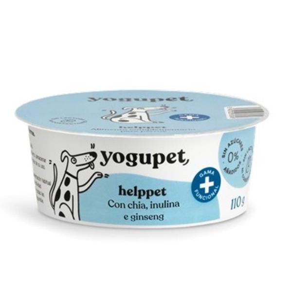 Yogupet - Yogurt Helppet Funzionale Per Cani Con Semi Di Chia, Inulina E Ginseng.